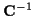 ${\bf C}^{-1}$