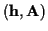 $({\bf h},{\bf A})$