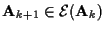 ${\bf A}_{k+1} \in {\cal E} ( {\bf A}_k )$