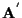${\bf A}^{'}$