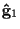 $\displaystyle {\bf\hat{g}}_1$