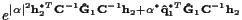 $\displaystyle e^{
\vert\alpha\vert^2 {\bf h}_2^{*T} {\bf C}^{-1} {\bf\hat{G}}_1...
...\bf h}_2
+ \alpha^* {\bf\hat{q}}_1^{*T} {\bf\hat{G}}_1 {\bf C}^{-1} {\bf h}_2 }$