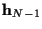 ${\bf h}_{N-1}$