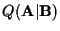 $Q({\bf A}\vert{\bf B})$