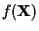 $f({\bf X})$