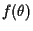 $f( \theta )$