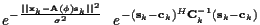 $\displaystyle e^{- \frac{\vert\vert {\bf x}_k - {\bf A} ( \phi ) {\bf s}_k \ver...
... ~ ~
e^{-
({\bf s}_k -{\bf c}_k )^{H} {\bf C}_k^{-1} ({\bf s}_k - {\bf c}_k )
}$