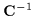 ${\bf C}^{-1}$